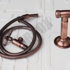 Copper Hand Sprayer, Copper Side Sprayer with High-pressure hose