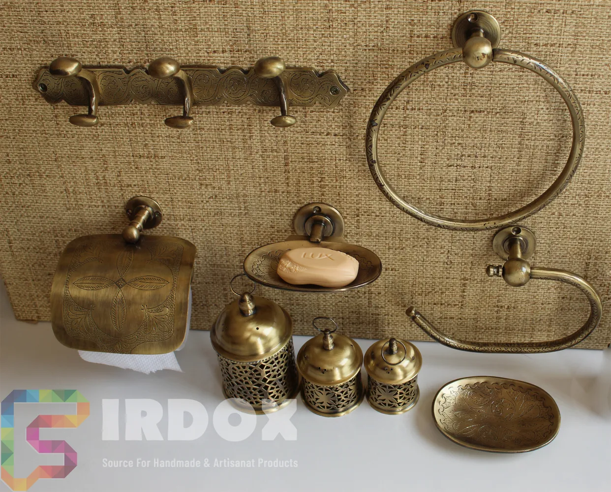 Brass Bathroom Accessories Set - a Set of 7 Items to Enhance your  Bathroom's Look